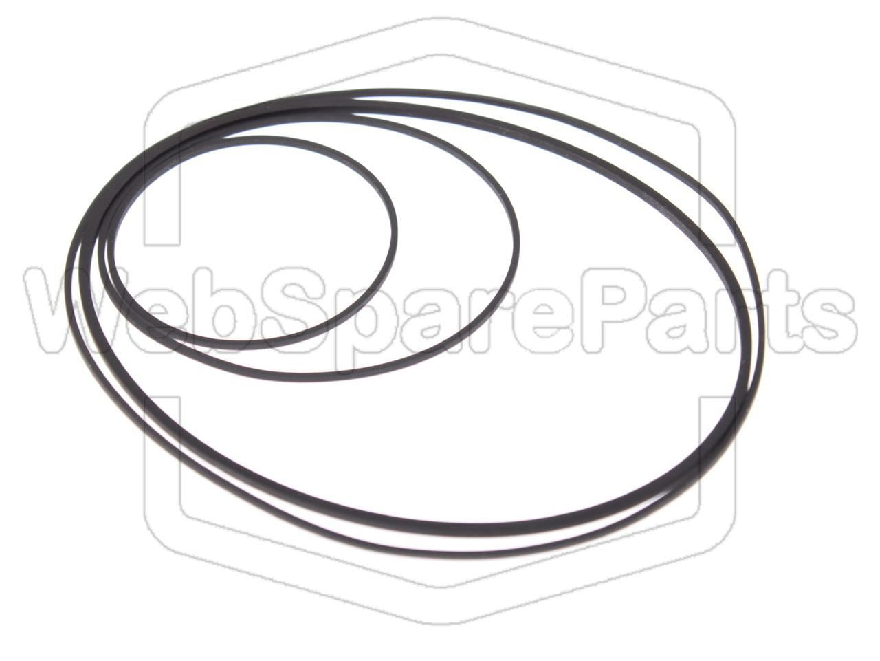 Kit Courroies Pour Platine Cassette Stéréo Kenwood KX-520