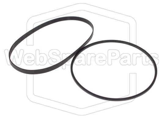 Kit Courroies Pour Panasonic RX-M40 Portable Cassette Player