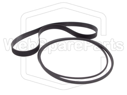 Kit Courroies Pour Platine Cassette Sanyo C-7