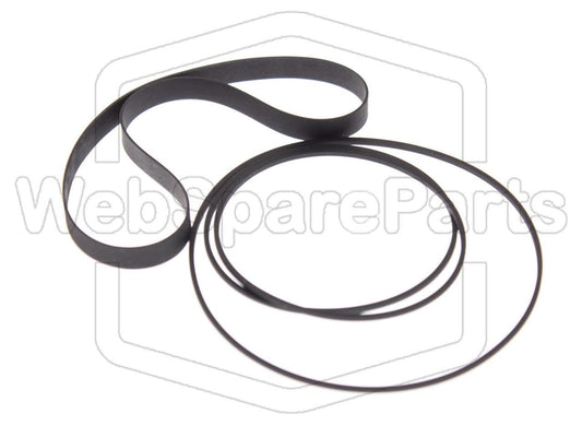 Kit Courroies Pour Platine Cassette Stéréo Kenwood KX-1030