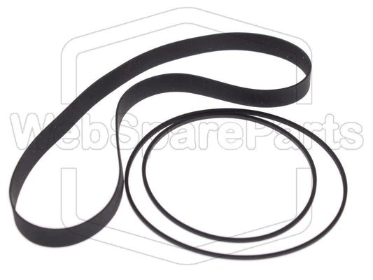 Kit Courroies Pour Magnétoscope Thomson V-340