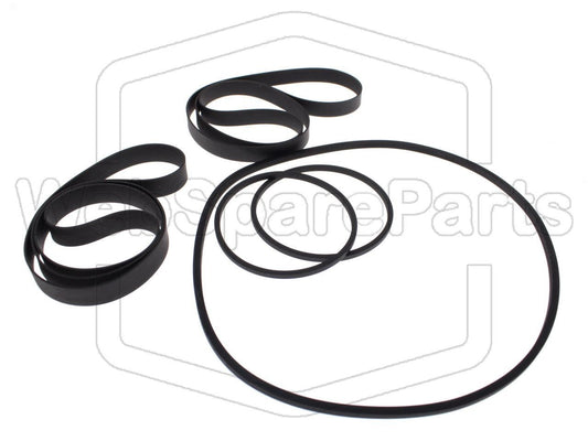 Kit Courroies Pour Magnétoscope Sanyo VTC-9300 Betamax