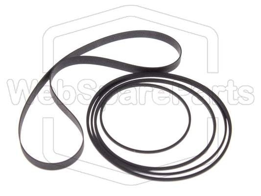 Kit Courroies Pour Double Platine Cassette Kenwood KX-65CW