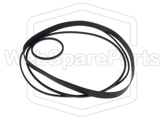 Kit Courroies Pour Magnétoscope NEC PVC-760 Betamax