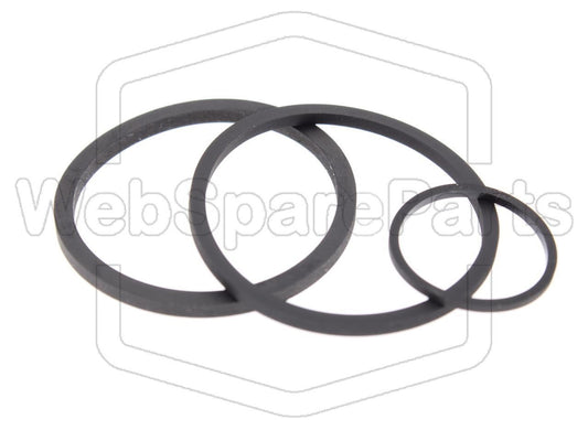 Kit Courroies Pour Lecteur CD Yamaha CDC-697