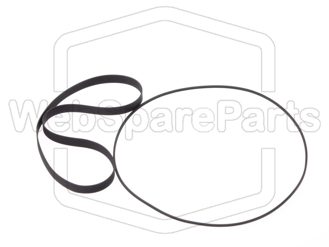 Kit Courroies Pour Platine Cassette Akai GX-C760D