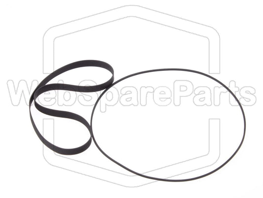 Kit Courroies Pour Platine Cassette Akai GX-C760D