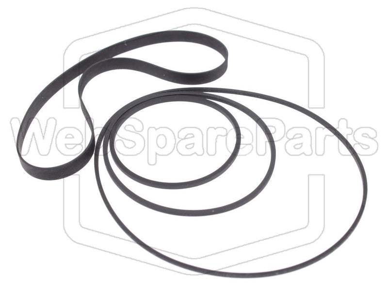 Kit Courroies Pour Platine Cassette Sanyo RD-240