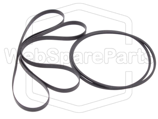 Kit Courroies Pour Platine Cassette Akai AC-500