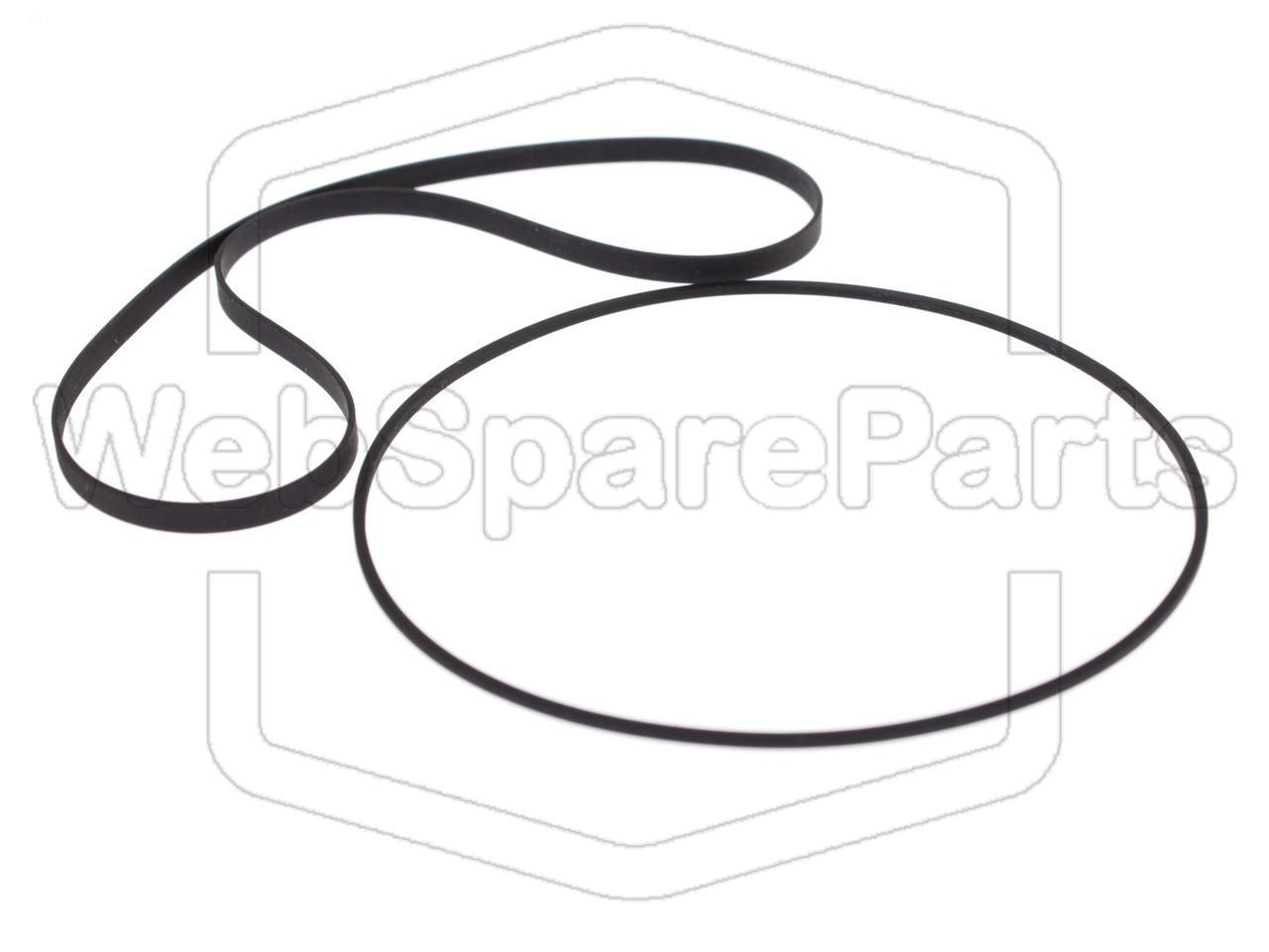 Kit de courroies pour lecteur cassette Aiwa FX-80