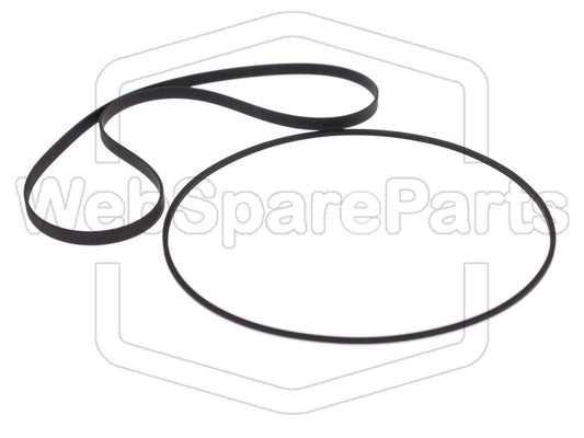 Kit de courroies pour lecteur cassette Aiwa FX-80