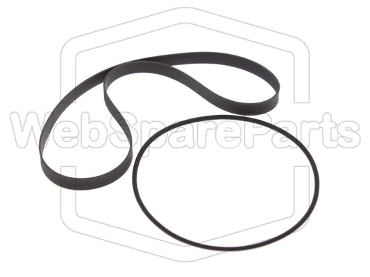 Kit Courroies Pour Platine Cassette Panasonic RX-DS660