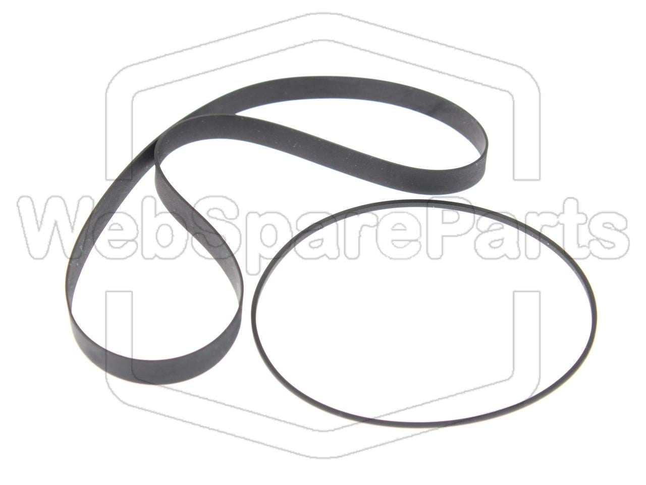 Kit de courroies pour lecteur cassette JVC DC-7