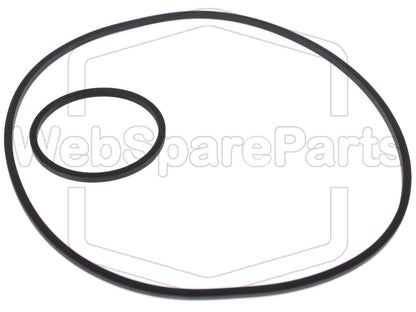 Kit Courroies Pour Magnétoscope Toshiba V-212 W,G,B