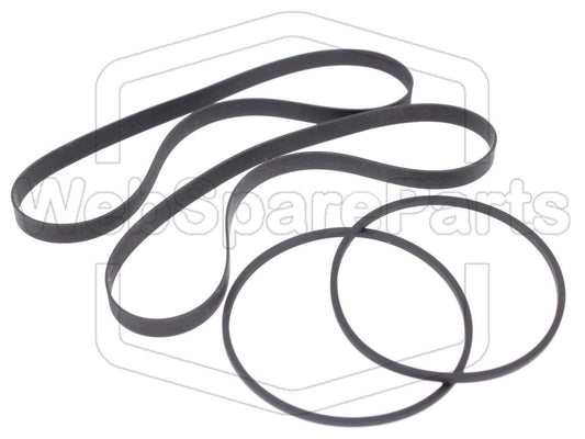 Kit Courroies Pour Double Platine Cassette Kenwood AX-33 (M-33)