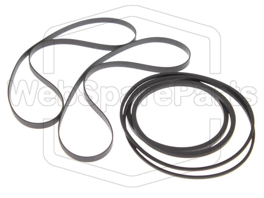 Kit Courroies Pour Double Cassette Deck Pioneer T-WD5R