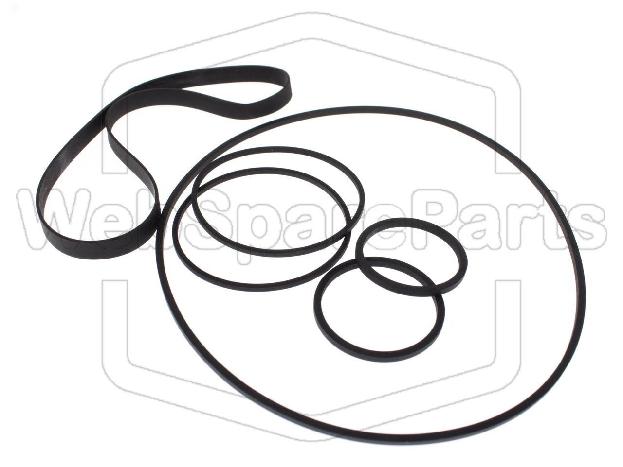 Kit Courroies Pour Magnétoscope Hitachi VT-34 E