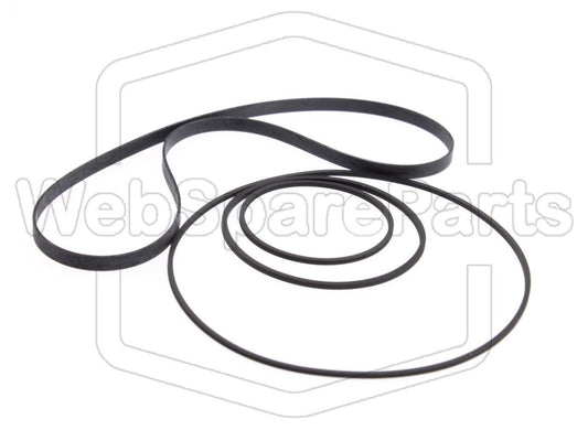 Kit Courroies Pour Platine Cassette Technics RS-M07