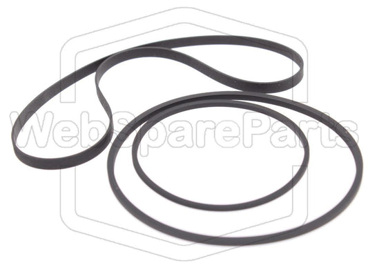 Kit Courroies Pour Platine Cassette Denon UDR-F07 (DF-07)