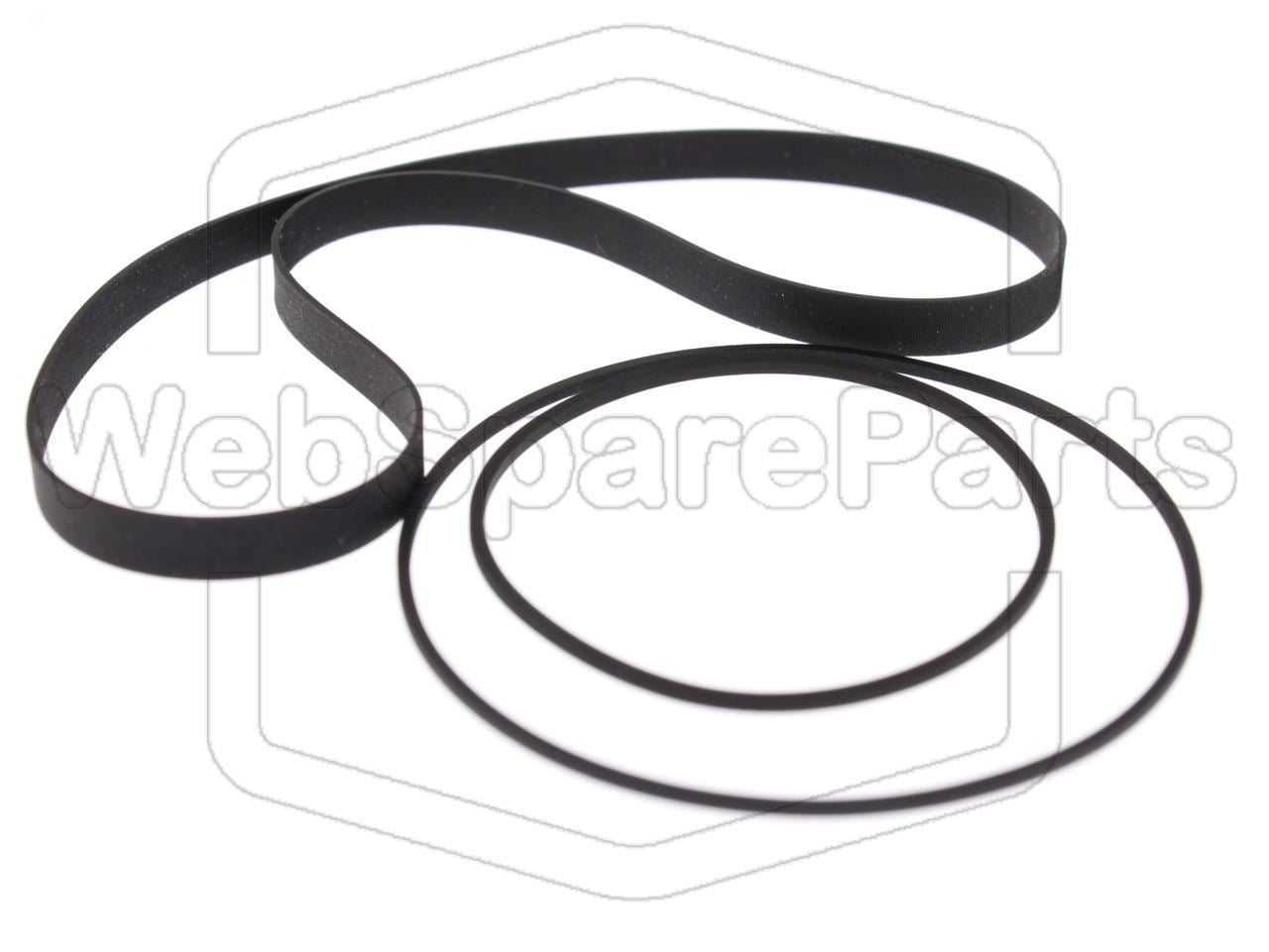 Kit Courroies Pour Platine Cassette Aiwa AD-6600