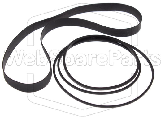 Kit Courroies Pour Magnétoscope Sharp VC-483