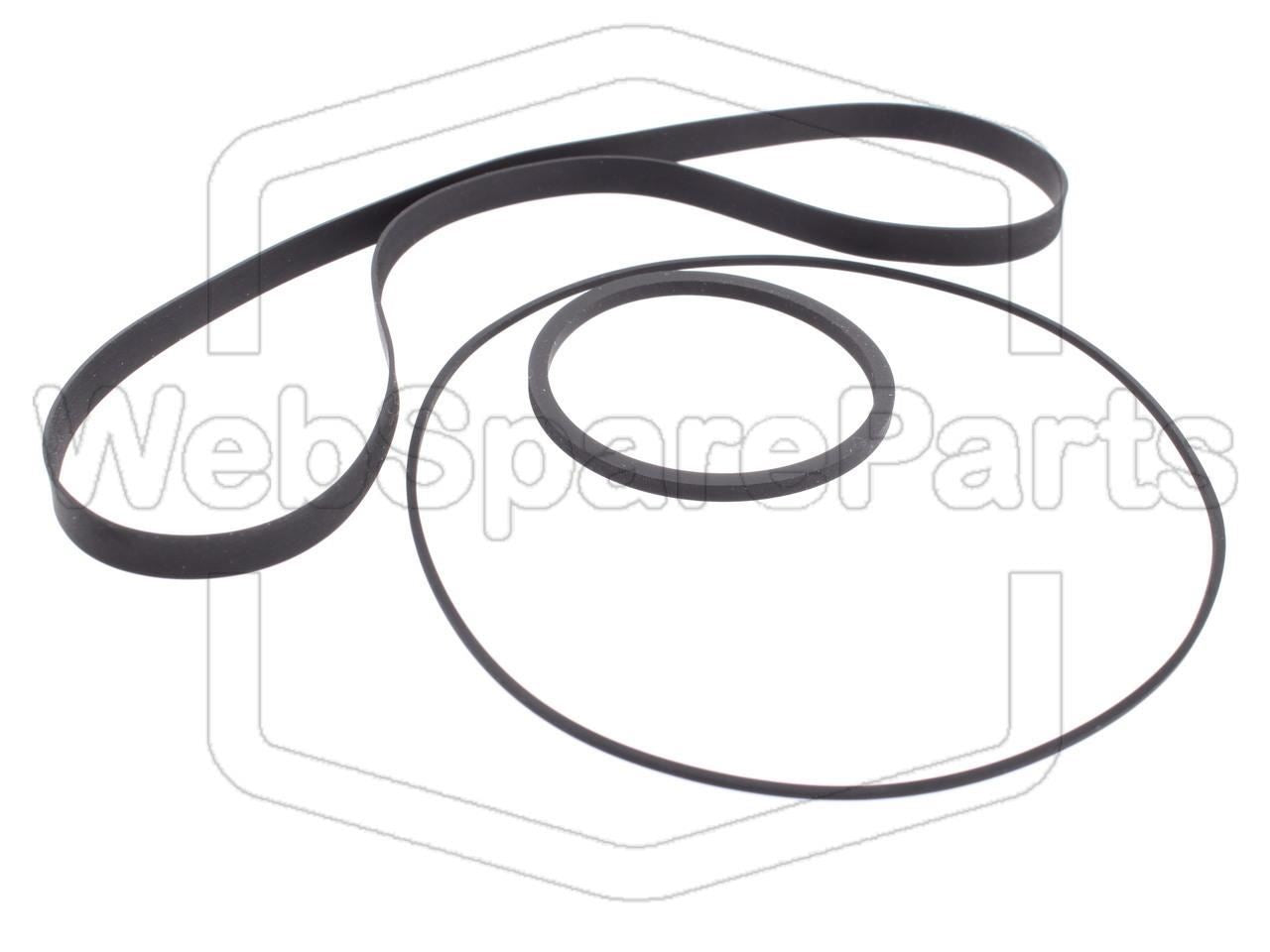 Kit Courroies Pour Platine Cassette Akai GX-C310