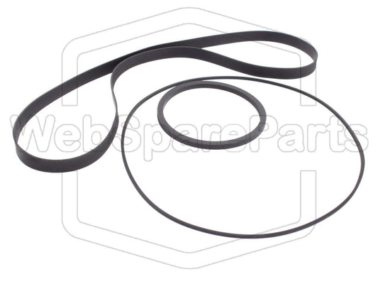 Kit Courroies Pour Platine Cassette Akai GX-C310