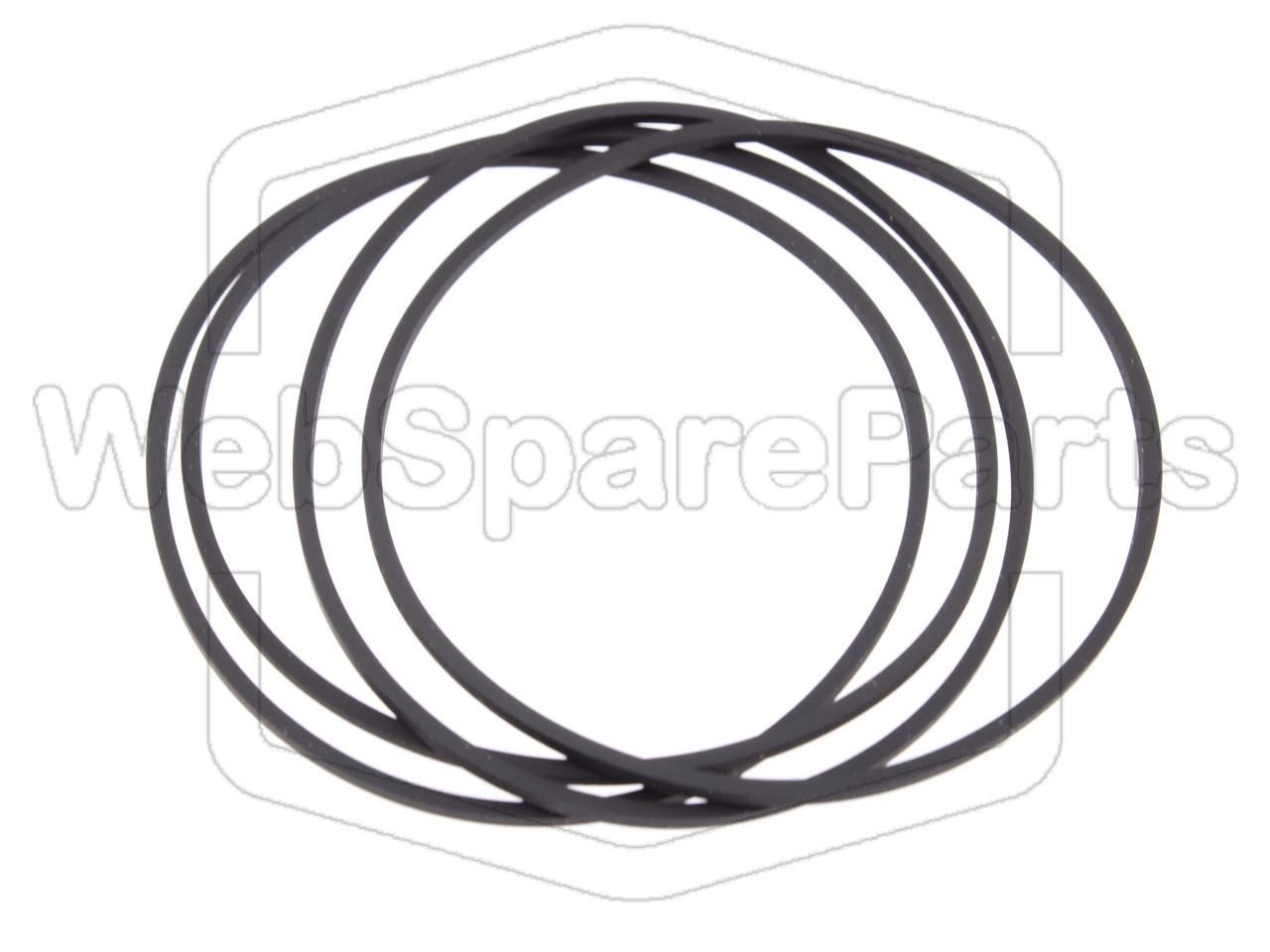 Kit Courroies Pour Platine Cassette Akai AC-M370/L