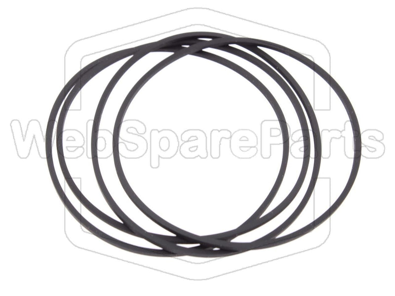 Kit Courroies Pour Platine Cassette Akai AC-M370/L