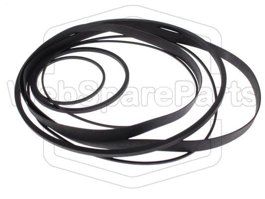 Kit Courroies Pour Magnétoscope Toshiba V-5480 Betamax