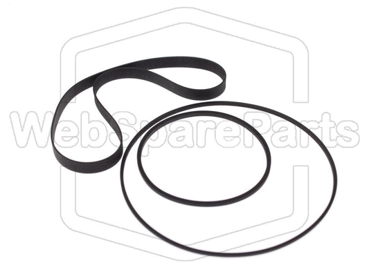 Kit Courroies Pour Platine Cassette Teac V-480