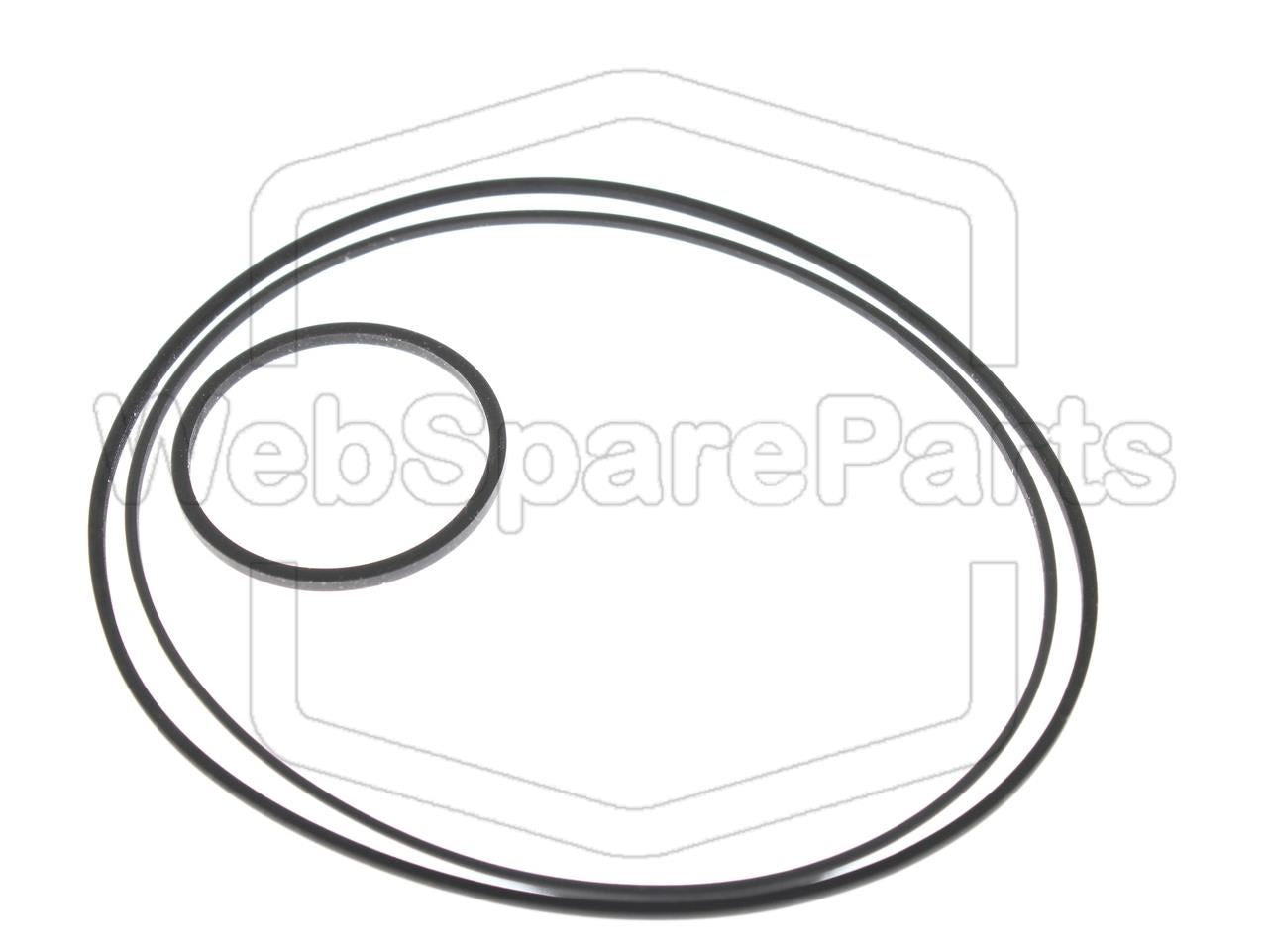 Kit de courroies pour lecteur cassette Philips 22RH943