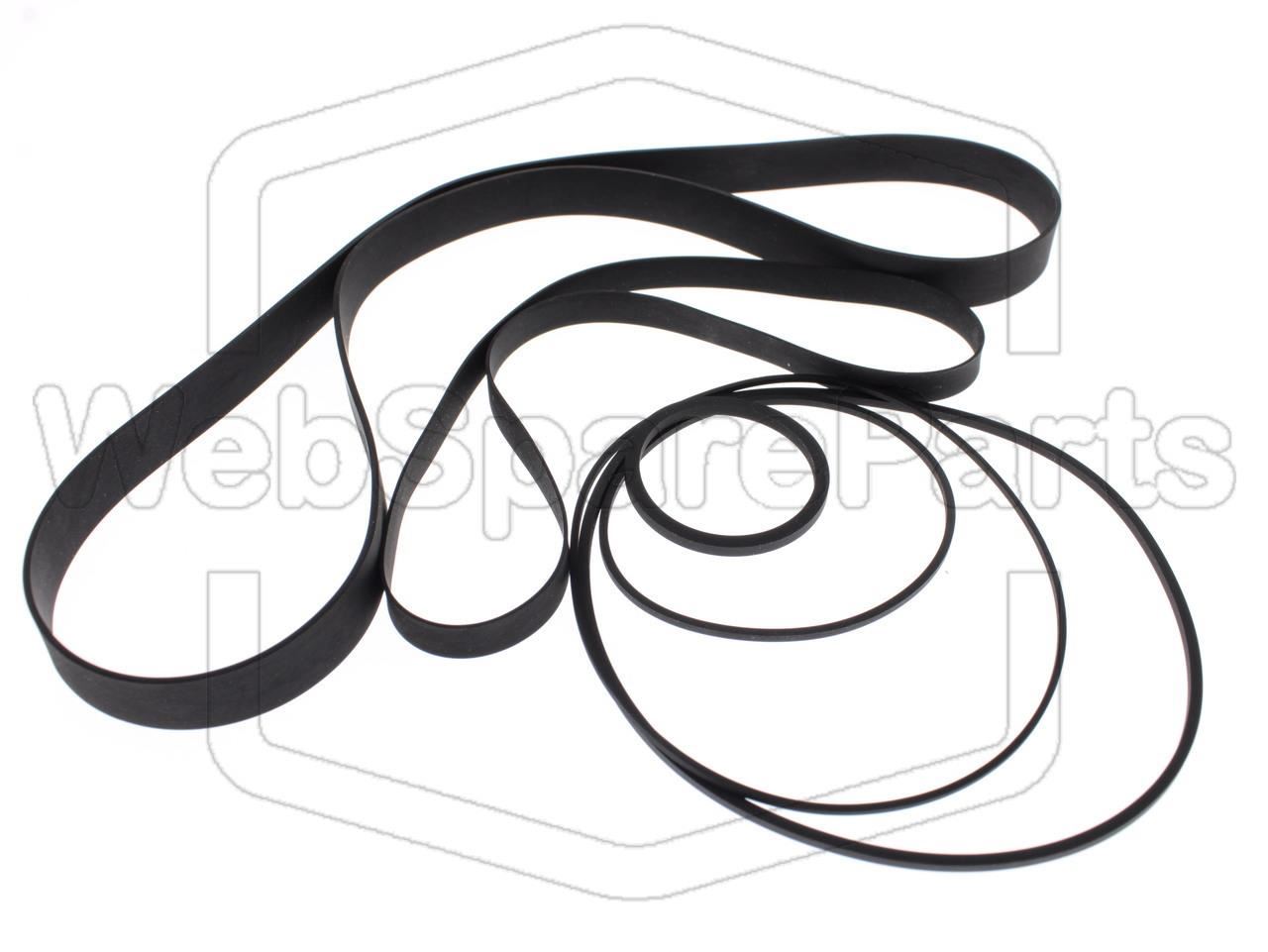 Kit Courroies Pour Magnétoscope Panasonic NV-8300