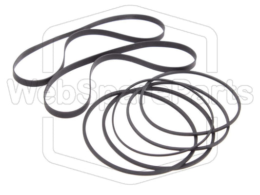 Kit Courroies Pour Platine Cassette Akai HX-A300W