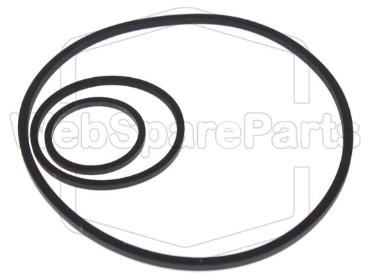 Kit de courroies pour magnétoscope NEC N-9014 G/K