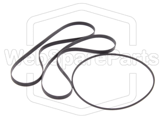 Kit Courroies Pour Platine Cassette Yamaha KX-W332