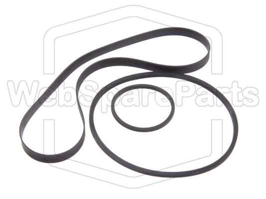 Kit Courroies Pour Platine Cassette Denon DRS-810