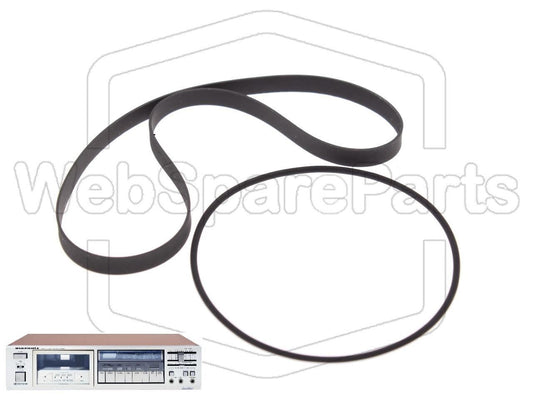 Kit Courroies Pour Stereo Cassette Deck Marantz SD-451