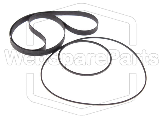 Kit Courroies Pour Platine Cassette Stéréo Kenwood KX-920