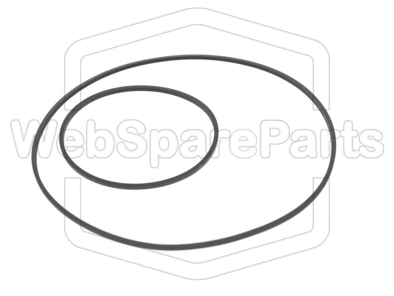 Kit Courroies Pour Platine Cassette Stéréo Sony CFD-10