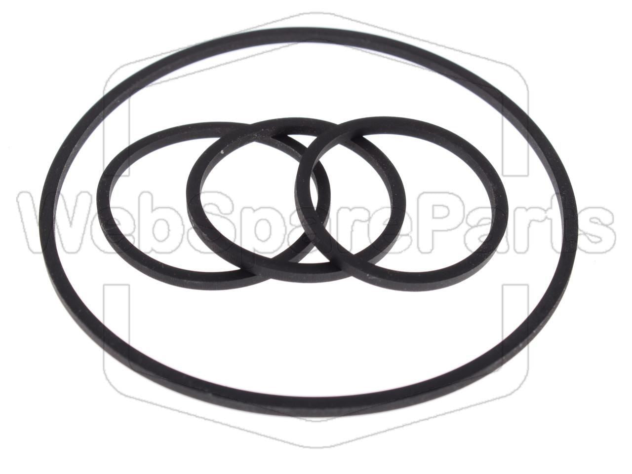 Kit Courroies Pour Magnétoscope Orion TT-112