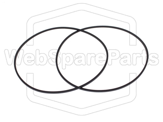 Kit Courroies Pour Platine Cassette Pioneer XD-Z54T