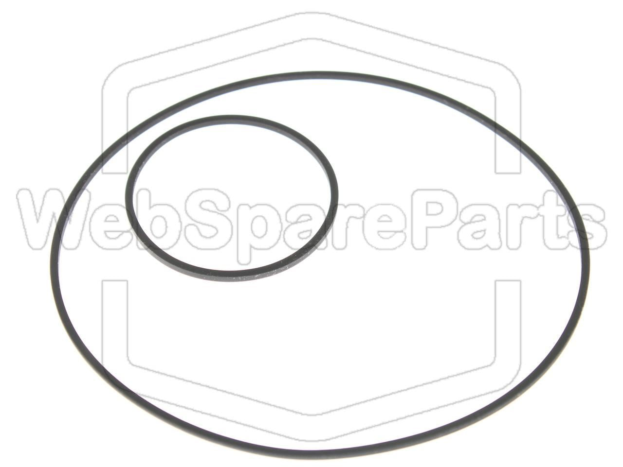 Kit courroies de rechange pour autoradio cassette Pioneer UKP-5200.