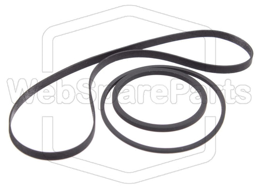 Kit courroies pour platine vinyle Marantz TT-440