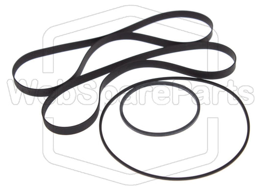 Kit Courroies Pour Platine Cassette Sony TC-K71