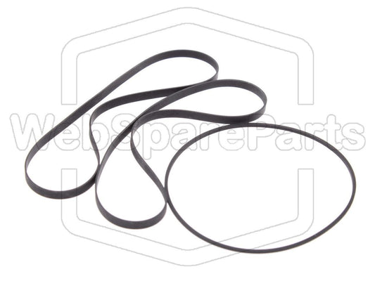 Kit de courroies pour lecteur cassette Pioneer CT-W630R