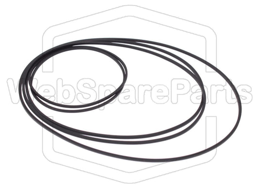 Kit Courroies Pour Platine Cassette Double Aiwa CX-ZL70
