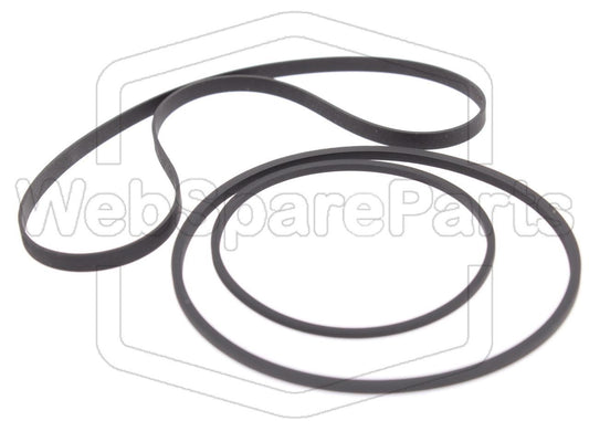 Kit Courroies Pour Platine Cassette Denon DRR-F100 (DF-100)