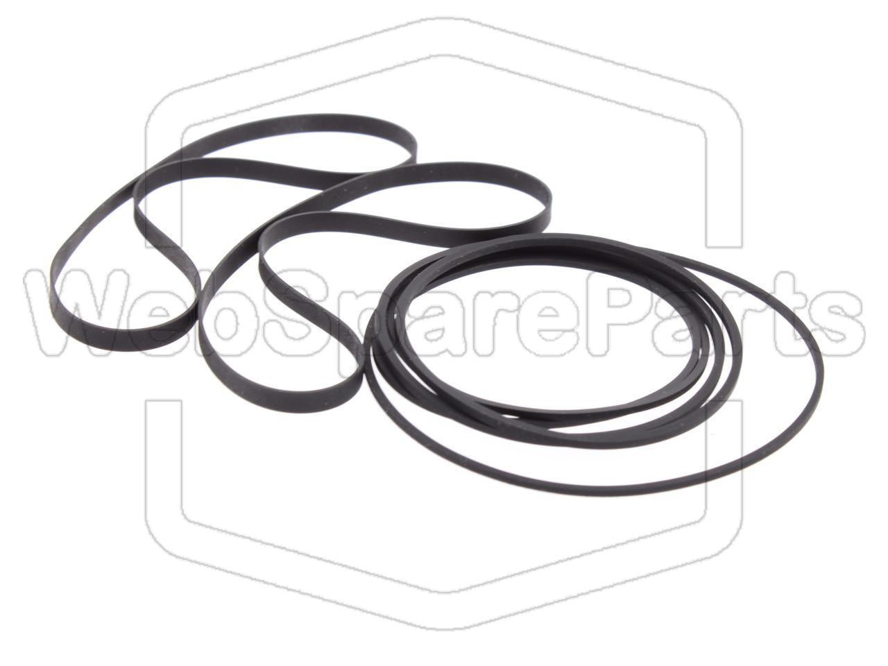 Kit Courroies Pour Platine Cassette Teac W-440C