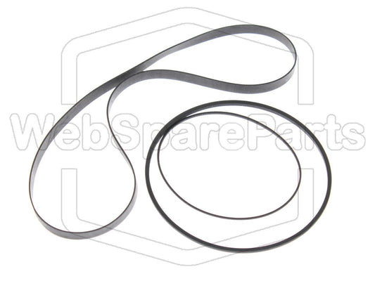 Kit de Courroies Pour Platine Cassette Sharp GF-8787